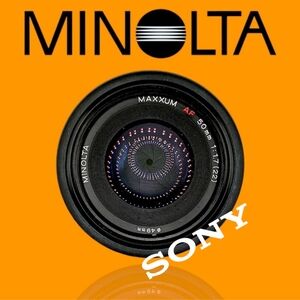 Minolta AF 50mm 1:1.7 lens (Sony A Mount compatible)